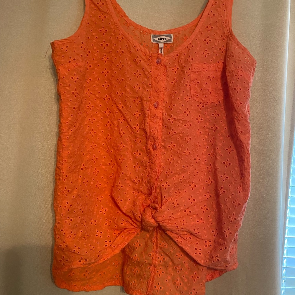 Coral tank top!